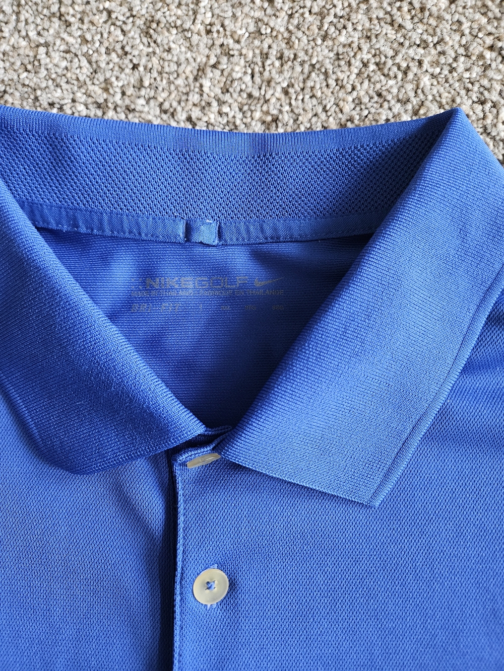 Nike Men’s Bright Blue Golf Polo